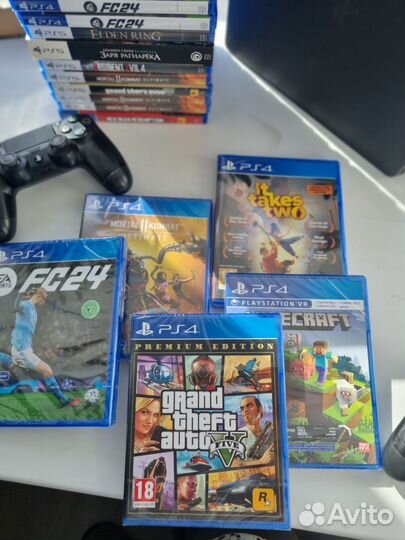 Sony playstation 4 PS4 slim 1tb+игры