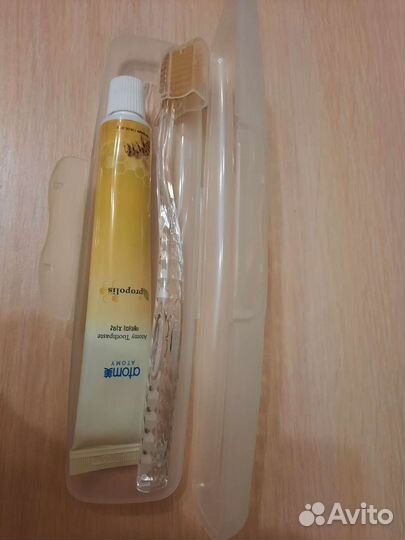 Дорожный набор: зубная паста и зубная щетка Атоми