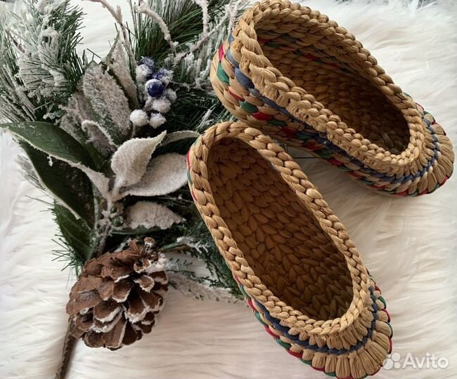 Лапти плетеные 70-е годы СССР 34
