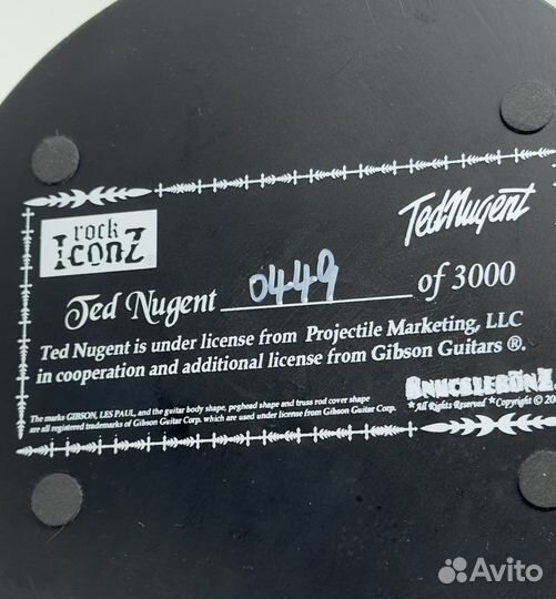 Фигура Ted Nugent от KnuckleBonz Rock Iconz