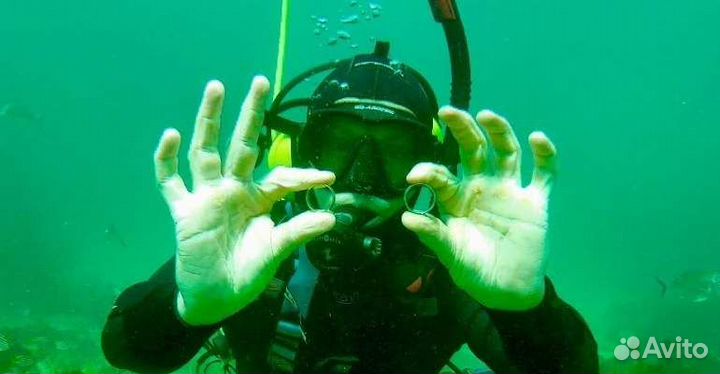 Поиск потерянных вещей (украшений) под водой,земле