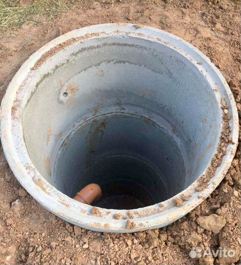 Септик / Кессон из жби жб Бетонных Колец Под Ключ