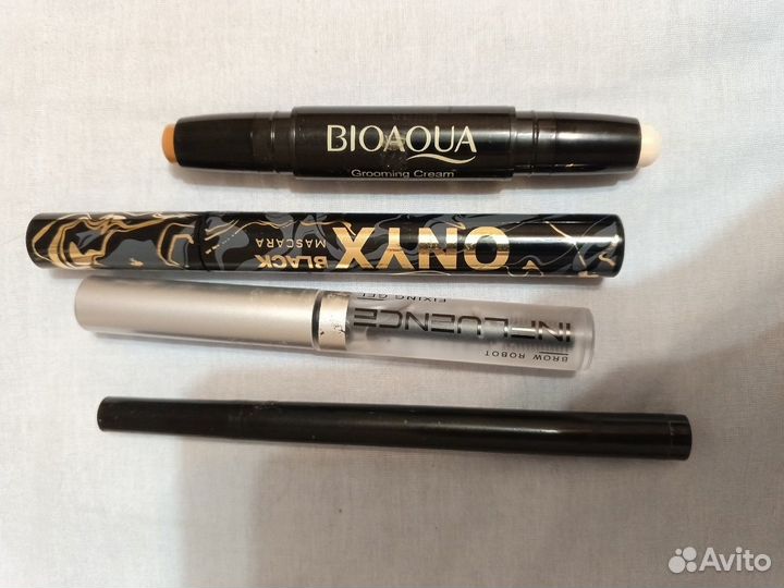 Тушь, гель для бровей, подводка,контуринг/консилер