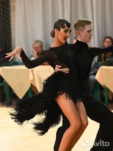 Платье для бальных танцев латина ю2 молодежь