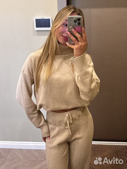 Костюм трикотажный с кашемиром