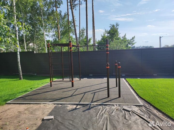 Спортивный комплекс уличный для частного дома