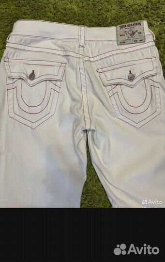 Джинсы True religion белые широкие