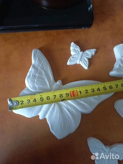 Бабочки из гипса г16