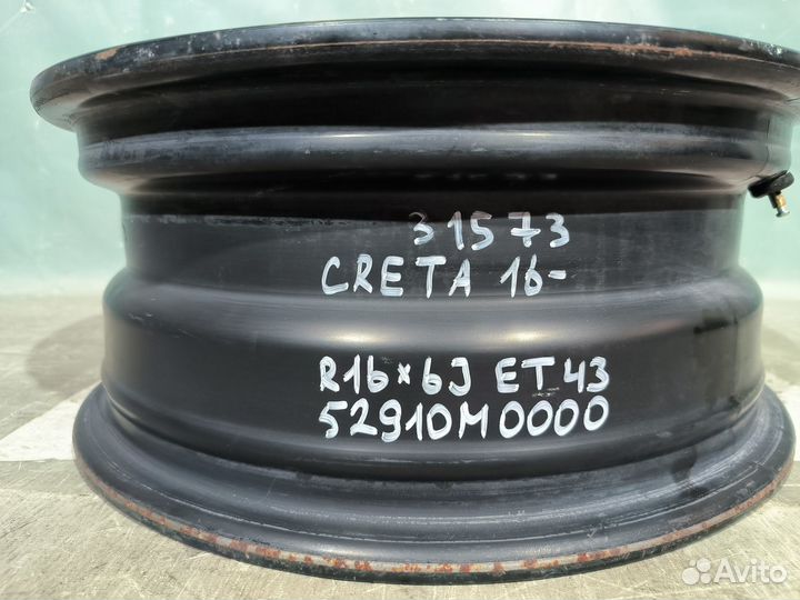 Хендай Крета 2016- Диск штамп 52910M0000 31573