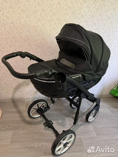 Коляска экокожа camarelo maggio 3 в 1