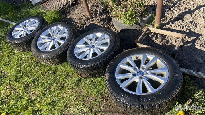 Зимние колеса р18 фольцваген туарег