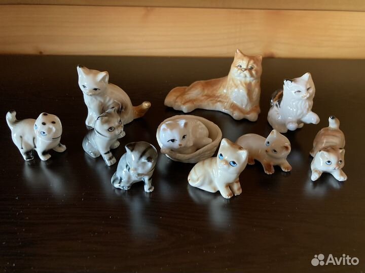 Фарфоровые статуэтки лфз животные