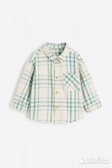 Рубашка фланелевая H&M 68,74,80