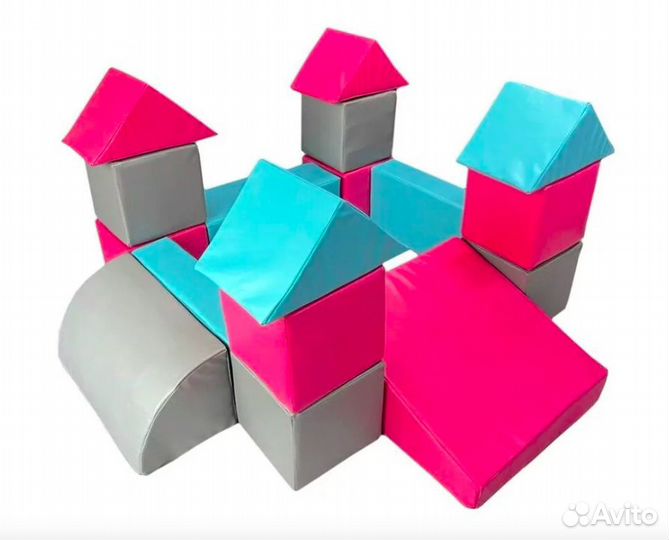 Набор мягких игровых фигур Крепость 17 фигур