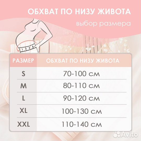 Универсальный бандаж для беременных 5в1