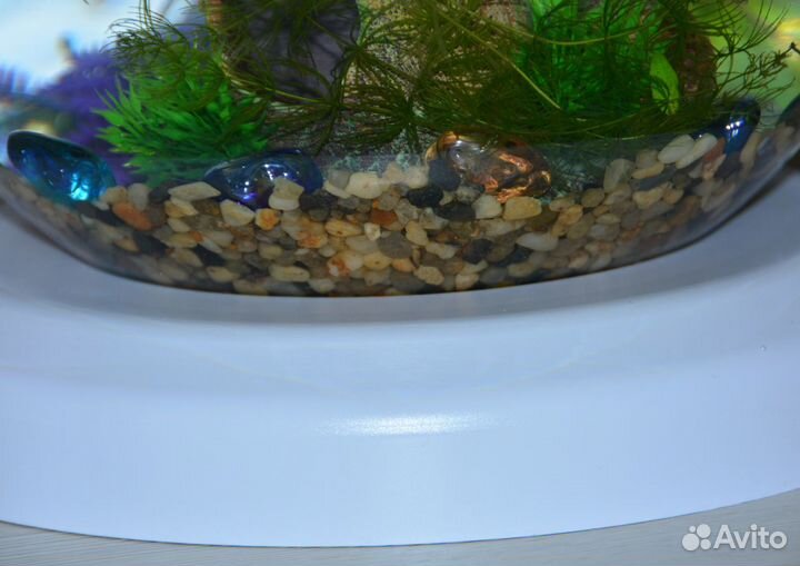 Аквариум Tetra Cascade Globe круглый, белый 6,8 л
