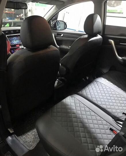 Чехлы из экокожи Ромб на haval H6 от Автопилот