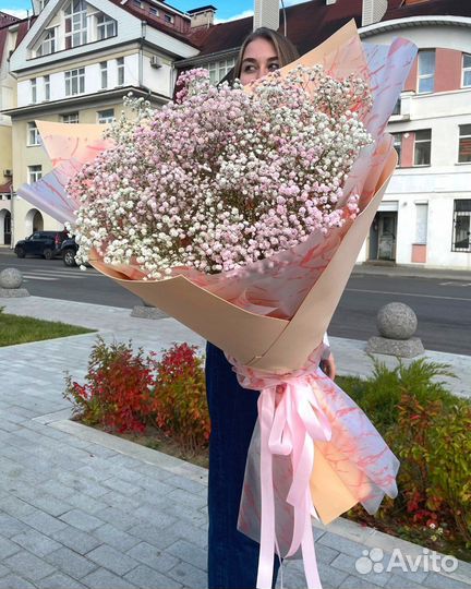 Букет из гипсофилы