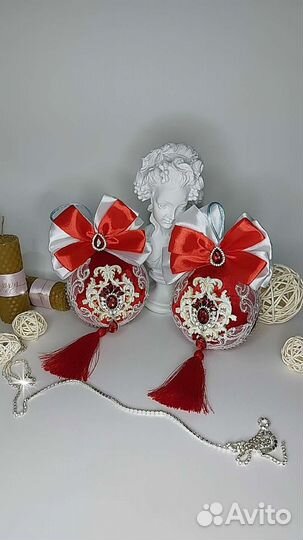 Елочные игрушки ручной работы