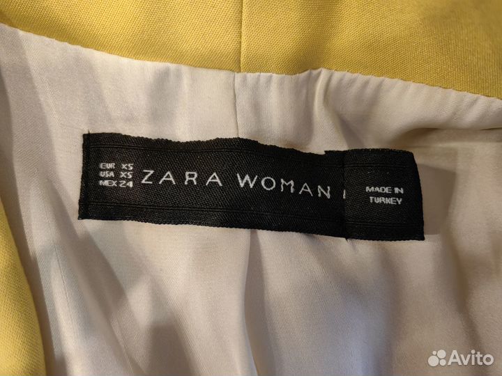 Жёлтый жакет Zara woman