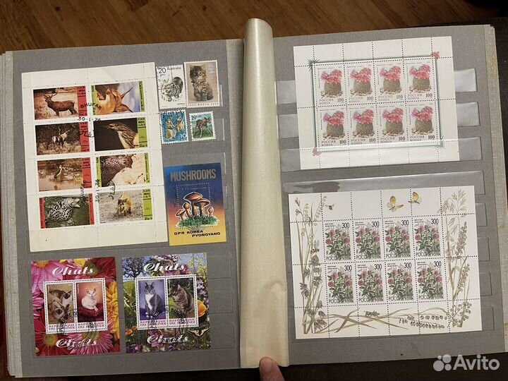 Марки флора, фауна. Коллекция