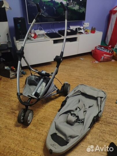 Коляска quinny zapp 2 + чехол-переноска+ бампер