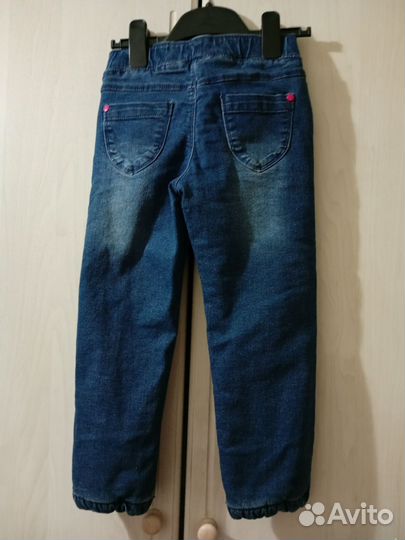 Джинсы утепленные детские 110