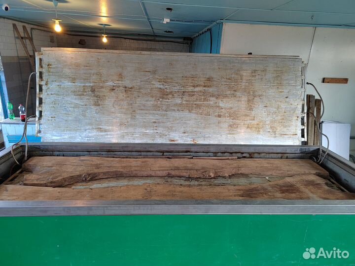 Сушка древесины в пресс-вакуумной камере с функцие