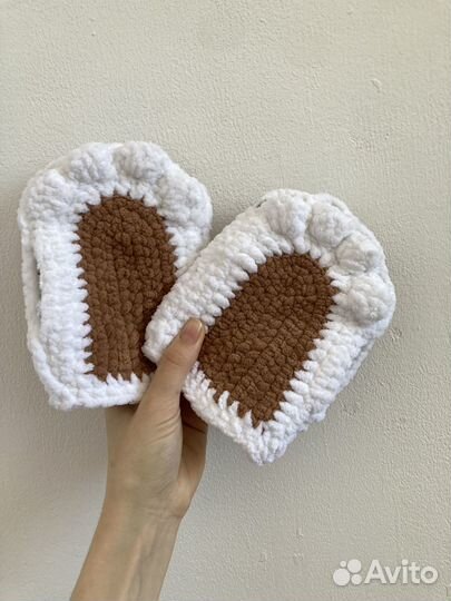 Митенки вязаные