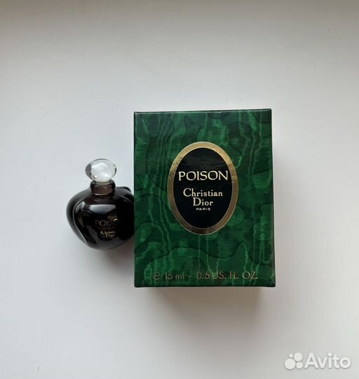 Christian dior poison духи 15 мл винтаж 1990