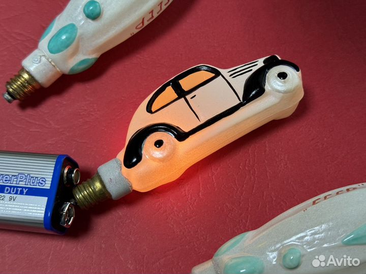 Фигурная гирлянда СССР лампочки