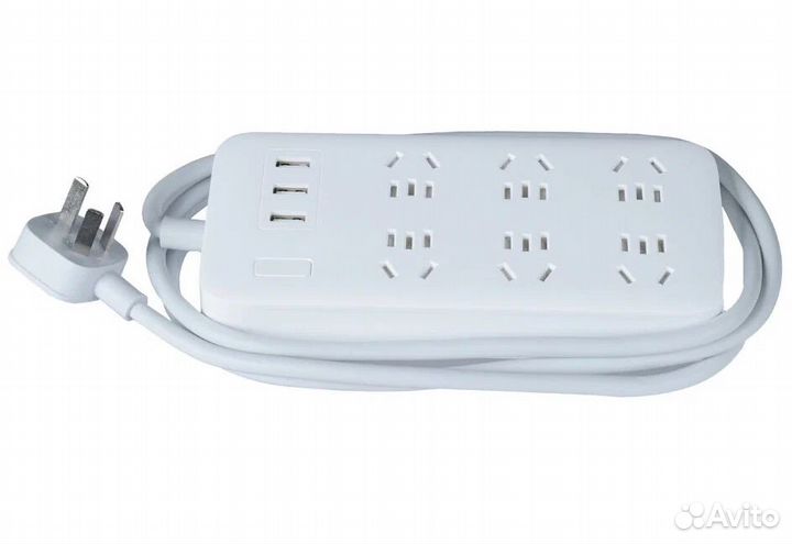 Удлинитель Xiaomi Mijia Smart 6 розеток + 3 USB CN