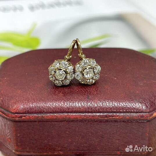 Антик, серьги 