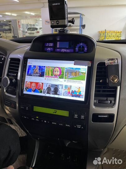 Магнитола для Прадо 120