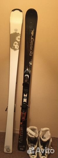 Горные лыжи с ботинками Росиньол