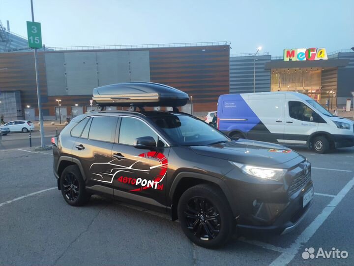 Бокс Voyage 520л крашеный в цвет Toyota Rav4