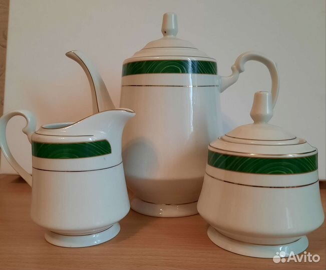 Набор для кофе/чая из 3 предм. новый