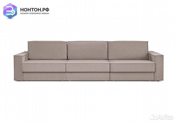 Диван еврокнижка трехместный Тревис бежевый