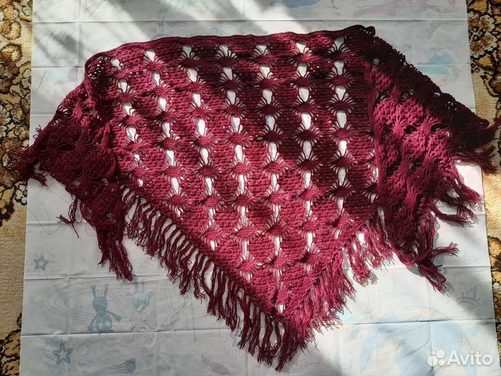 Платок шаль ручная работа