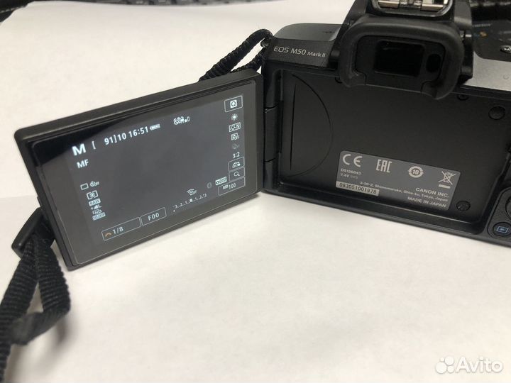 Беззеркальная камера canon m50 markii