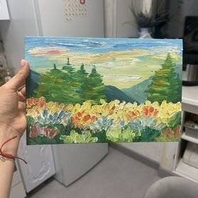 Картина маслом пейзаж 20*30