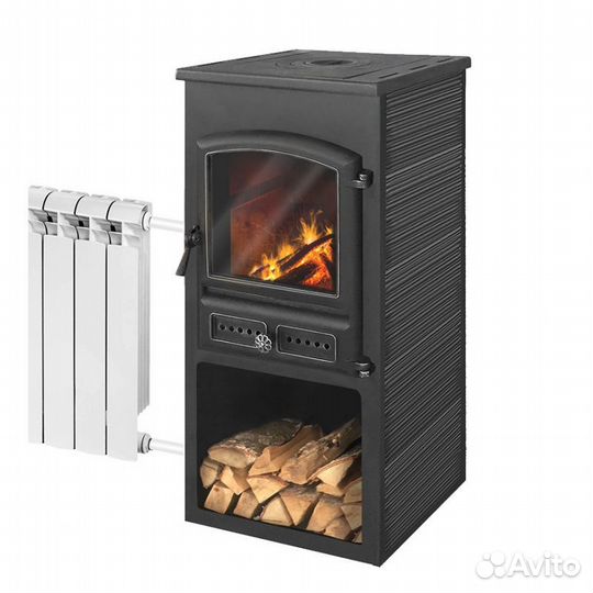 Печь-камин отопительный Этна