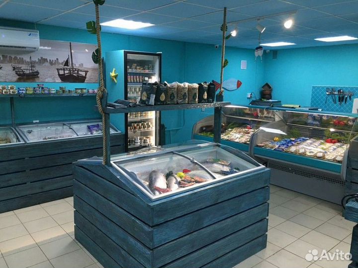 Прибыльный магазин рыбы и морепродуктов на продажу