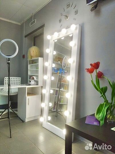 Зеркало напольное гримерное