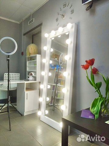 Зеркало напольное гримерное