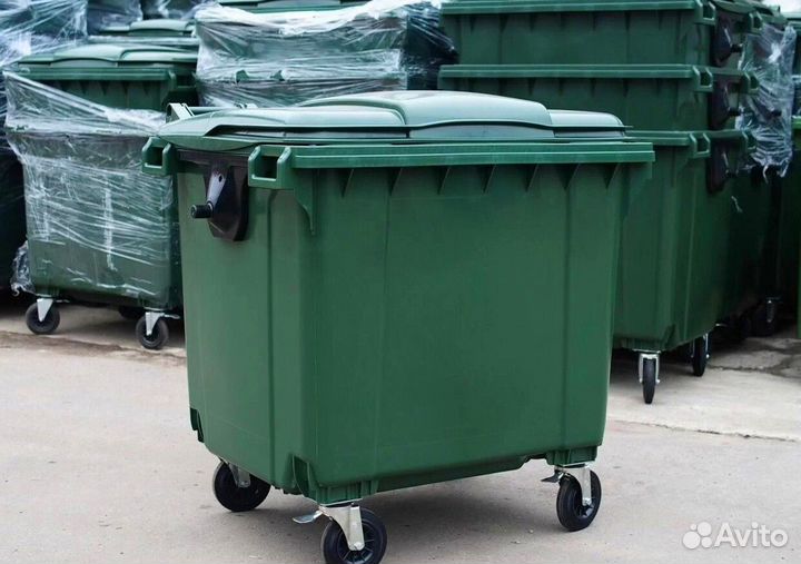 Пластиковый контейнер 1100л, 770л