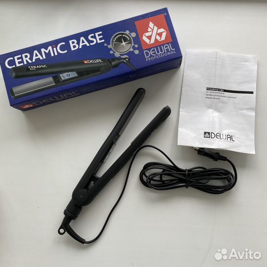 Щипцы (утюжок) для волос Dewal Ceramic Base новые