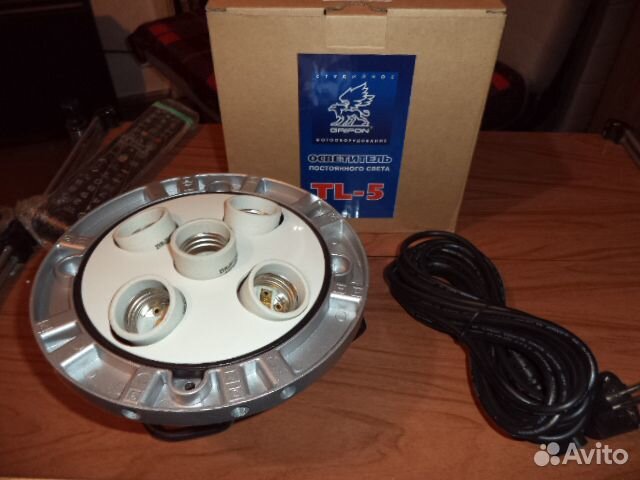 Осветитель постоянного света 5-и ламповый TL-5