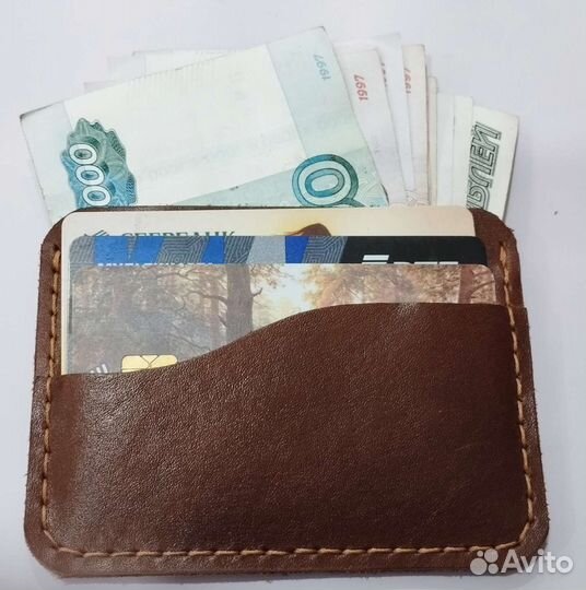 Картхолдер из натуральной кожи