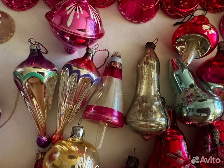 Елочные игрушки СССР колокольчики